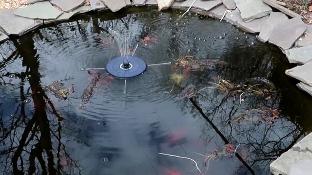 NEW 2022 Solar Fountain Pump AMZtime🌞Floating LED Lights Review☀ смотреть онлайн