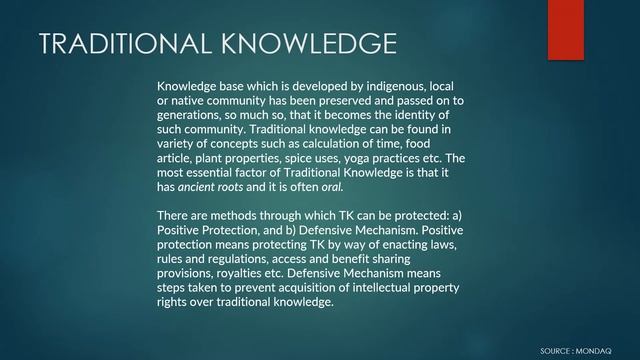 Traditional Knowledge || Meaning|| Protection Of Tradition Knowledge || #intellectualproperty #fgla смотреть онлайн