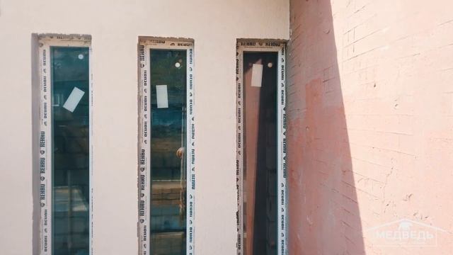 Строительная компания Медведь. Поэтапное строительство. Саят - Нова 2 .Работа над фасадом смотреть онлайн