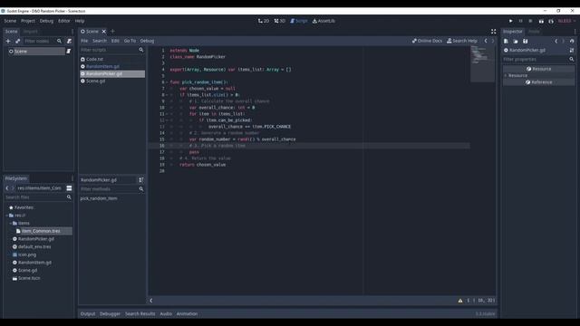 Chance-Based Random Picker in Godot! смотреть онлайн