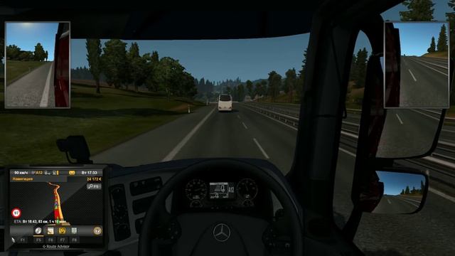Euro Truck Simulator 2 Геймплей смотреть онлайн