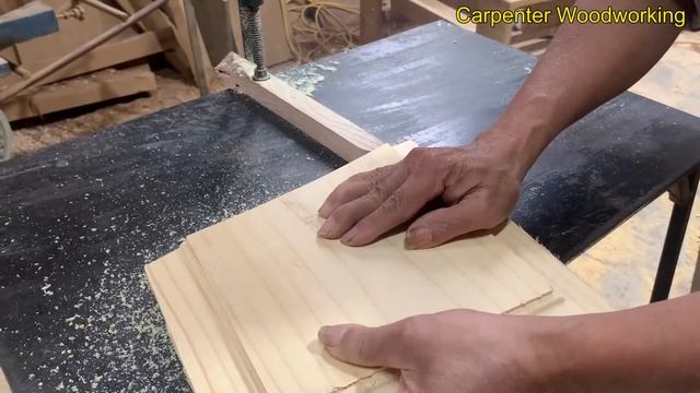 Woodworking Carpenter // How To Build A Beautiful And Unique Door Model For Your Home Space смотреть онлайн