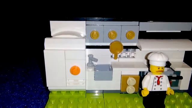 LEGO самоделка кухня. смотреть онлайн