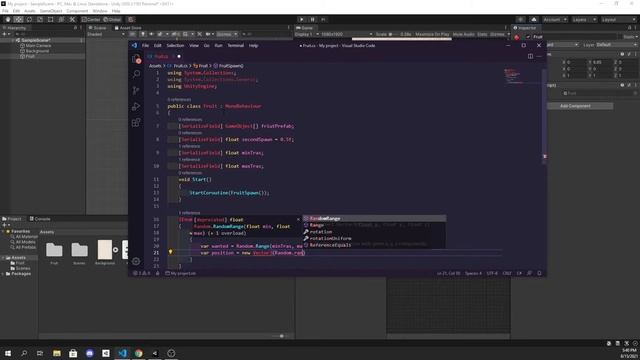How To Random Object Spawns in Unity 2D смотреть онлайн