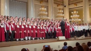 «Беловежская пуща», Пахмутова, Большой Детский Хор имени Попова. Колонный зал Дома Союзов,