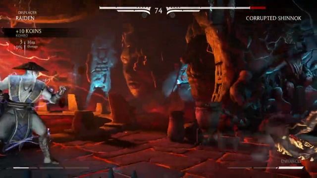 Mortal Kombat X Raiden vs Corrupted Shinnok Very Hard смотреть онлайн