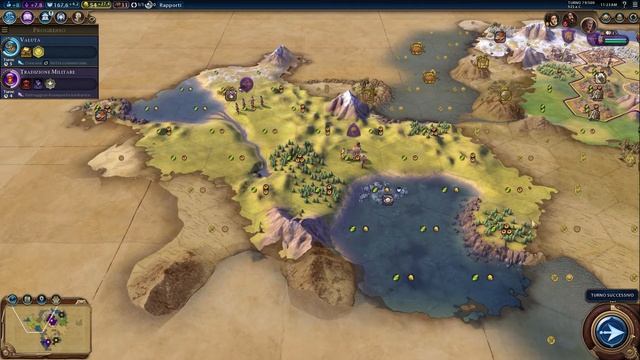 Civilization 6 ITA - Cultural Rome -- Difficoltà Divinità/Deity -- parte 2 смотреть онлайн