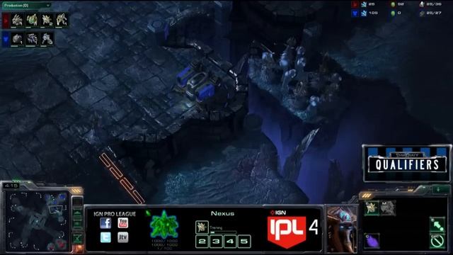PuMa vs Alicia - Game 3 - IPL4 Online Qualifier #1 - Ro8 - StarCraft 2 смотреть онлайн
