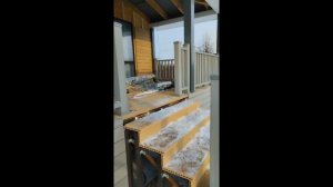 Фасад из ДПК панелей