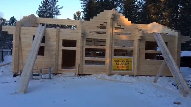 г Нижневартовск СОТ Энергетик сборка сруба из клееного бруса под дом 10 на 12 смотреть онлайн