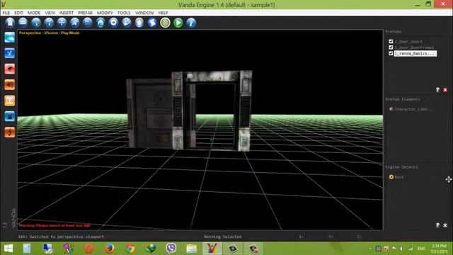 Animate a Sci-Fi Door Model In Vanda Engine смотреть онлайн