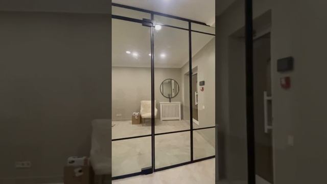 LOFT перегородка в салоні краси | Space Glass смотреть онлайн