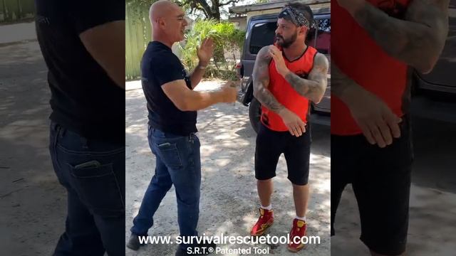 S.R.T Self-Defense demo with Blunt & Edge Weapons Expert Shuki Drai and Diego de Vera from KO zone. смотреть онлайн