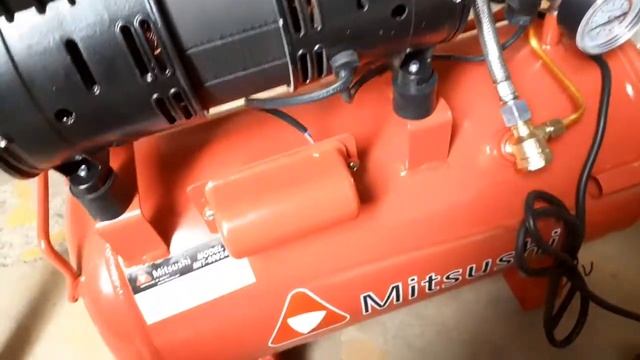 Mitsushi air compressor unbox, test, review and how to operate смотреть онлайн