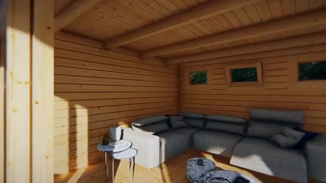 Дом деревянный из профилированного бруса 5х8 смотреть онлайн