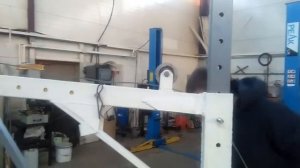 мини кран с ручной лебёдкой 500 кг.