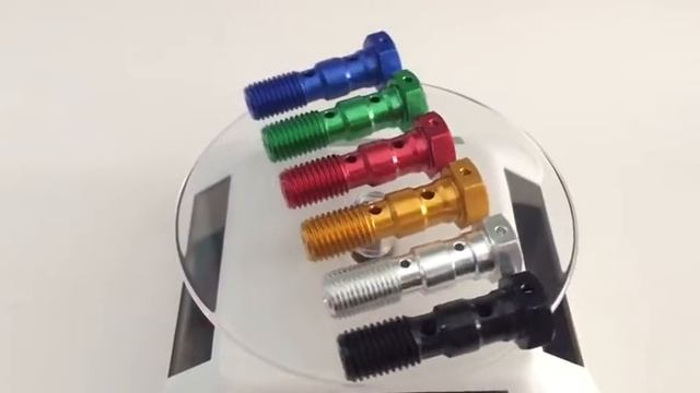 aluminum double banjo bolts.thread：m10*1/m10*1.25/m10*1.5/3/8-24unf. смотреть онлайн