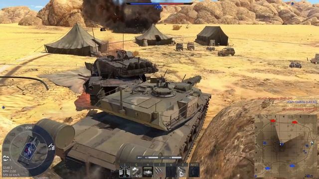 M1 KVT Gameplay - Krasnovian Main Battle Tank | War Thunder смотреть онлайн