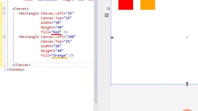 02.XAML Rapid Tutorial - Panels - 06.Canvas Demo смотреть онлайн