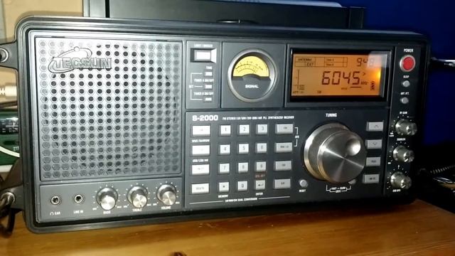 HIT AM in german on 6045 kHz Shortwave received with Tecsun S-2000 смотреть онлайн