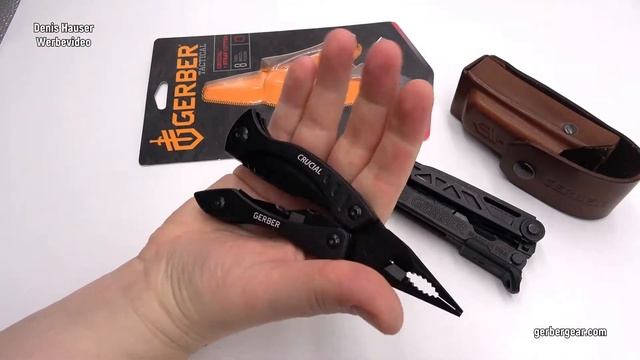Gerber Gear Crucial Black - Kompaktes EDC Multitool (31-001518) смотреть онлайн