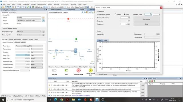 Lecture 2d - DWSIM Simple NH3 process смотреть онлайн