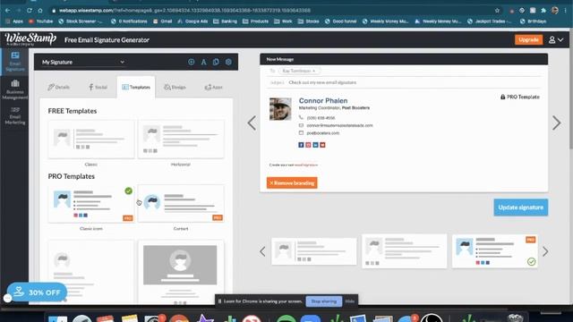 Free Email Signature Generator by WiseStamp смотреть онлайн