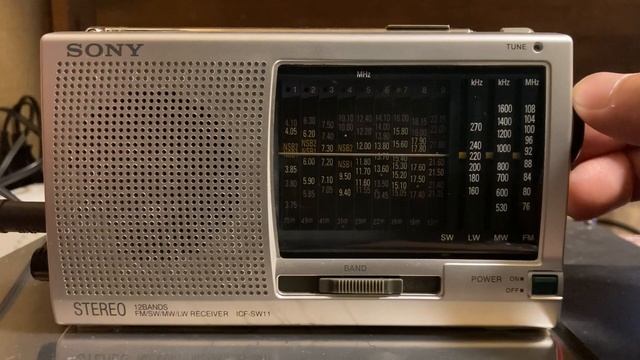 SONY ICF-SW11 FM stereo/MW/SW Radio Receiver смотреть онлайн