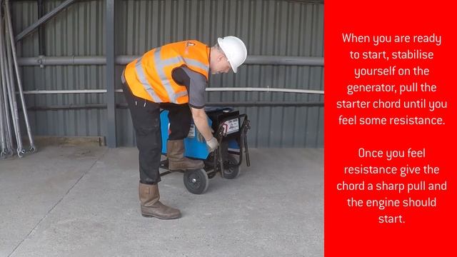 How to start a 4KVA Diesel Generator | Mark One Hire смотреть онлайн