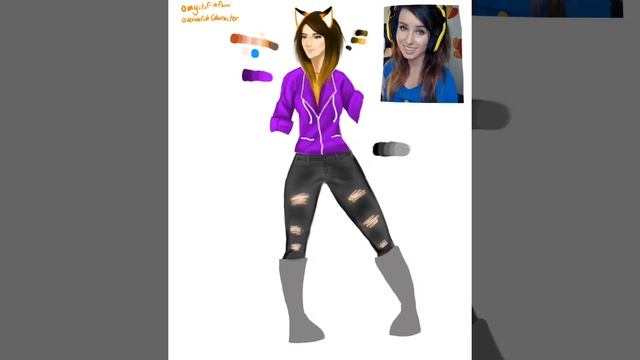Overwatch character: Omgitsfirefoxx speed art смотреть онлайн