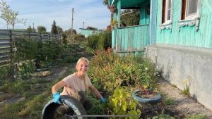 ПЕРВЫЕ ОСЕННИЕ ДНИ В ДЕРЕВНЕ/ПОСАДИЛА КЛУБНИКУ/ВЯЛЮ ПОМИДОРЫ/ГОЛУБЦЫ В ЛИСТЬЯХ МАНГОЛЬДА