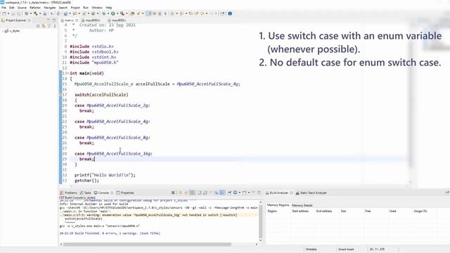 Embedded C Programming Style 08 Условный оператор switch смотреть онлайн