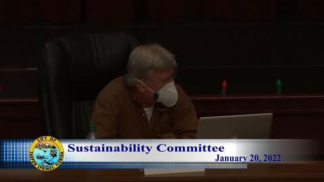 Sustainability Committee 6pm January 20, 2022