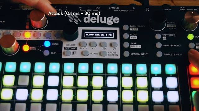 Updated the master compressor's UI / Deluge Firmware смотреть онлайн