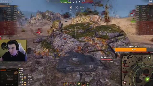 Барик на 60 тп взял три отметки! топ бой на миллион! #барик #wot смотреть онлайн