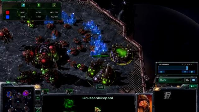 Starcraft 2 PvZ 4Gate Warp In TigerFrostie p vs Potro z German Replay Shoutcast part 2 смотреть онлайн