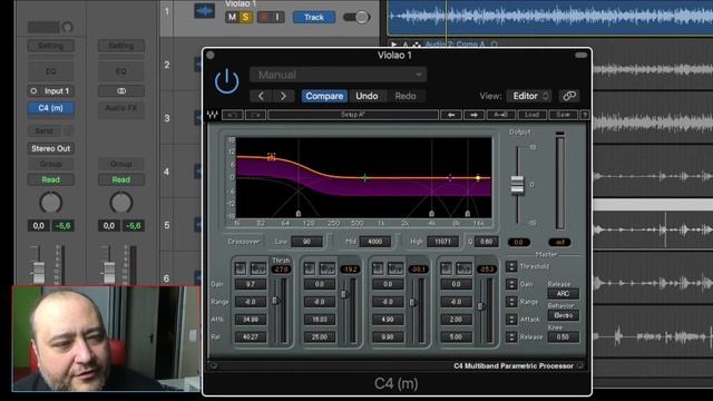 Waves C4 MultiBand Compressor - Vocals, Mastering - Tutorial смотреть онлайн