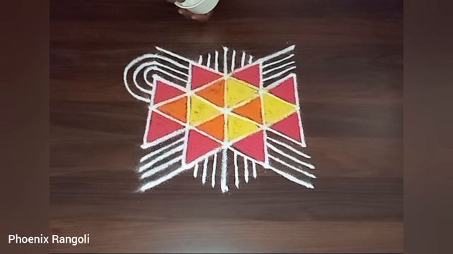 5-3 Beautiful Friday Kolam/ Apartment Muggulu/ Easy Rangoli #fridaykolam #dailykolam #rangolidesign смотреть онлайн