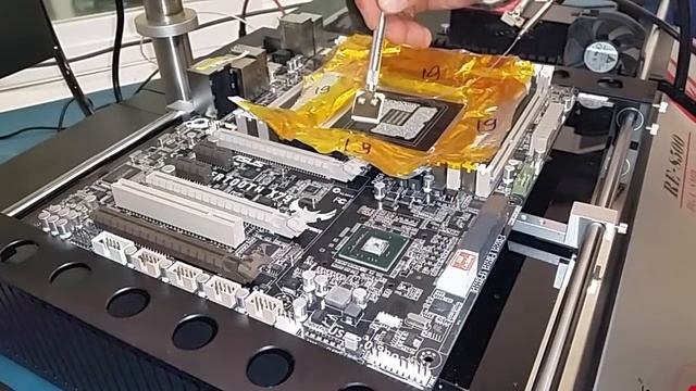 JOVY 8500 BGA REWORK STATION IN ACTION Socket 2011 Removal