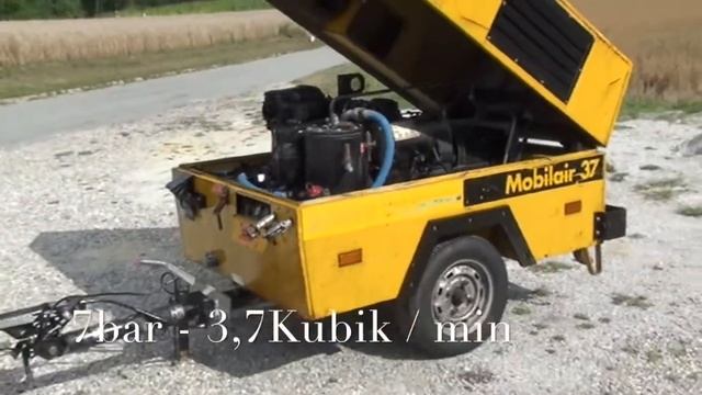 Kompressor - Kaeser Mobilair M37 - 3,7 Kubik/min смотреть онлайн