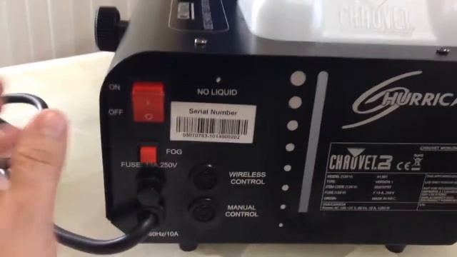 CHAUVET HURRICANE 1301 VS ANTARI F-80Z (((DR.DJ))) HD