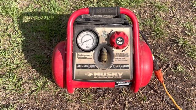 Husky 1.5hp 3 gallon air compressor смотреть онлайн