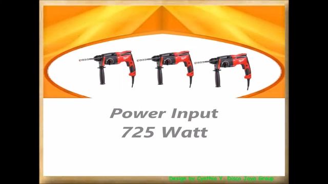 Milwaukee PH 26 3 Mode Rotary Hammer 725 W смотреть онлайн