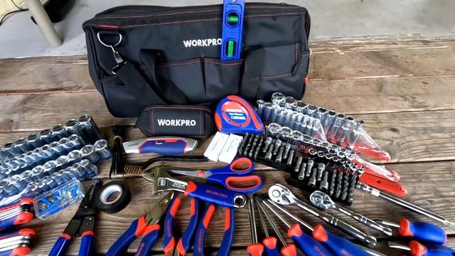 WORKPRO... 322 piece tool kit смотреть онлайн