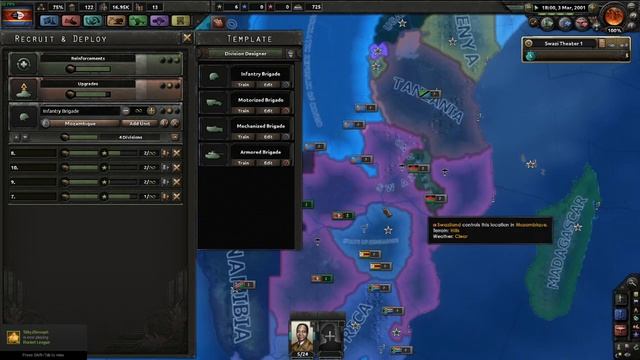 Hearts of Iron IV - Swaziland #3 - Further expansion in Africa! смотреть онлайн