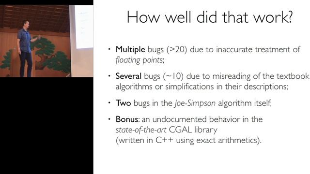 2 03 Experience Report: Growing and Shrinking Polygons for Random testing of Computational Geometr смотреть онлайн