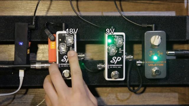 Xotic SP Comp Volt Comparison with Acoustic Guitar Test Valeton Coral Looper/원미사운드 смотреть онлайн
