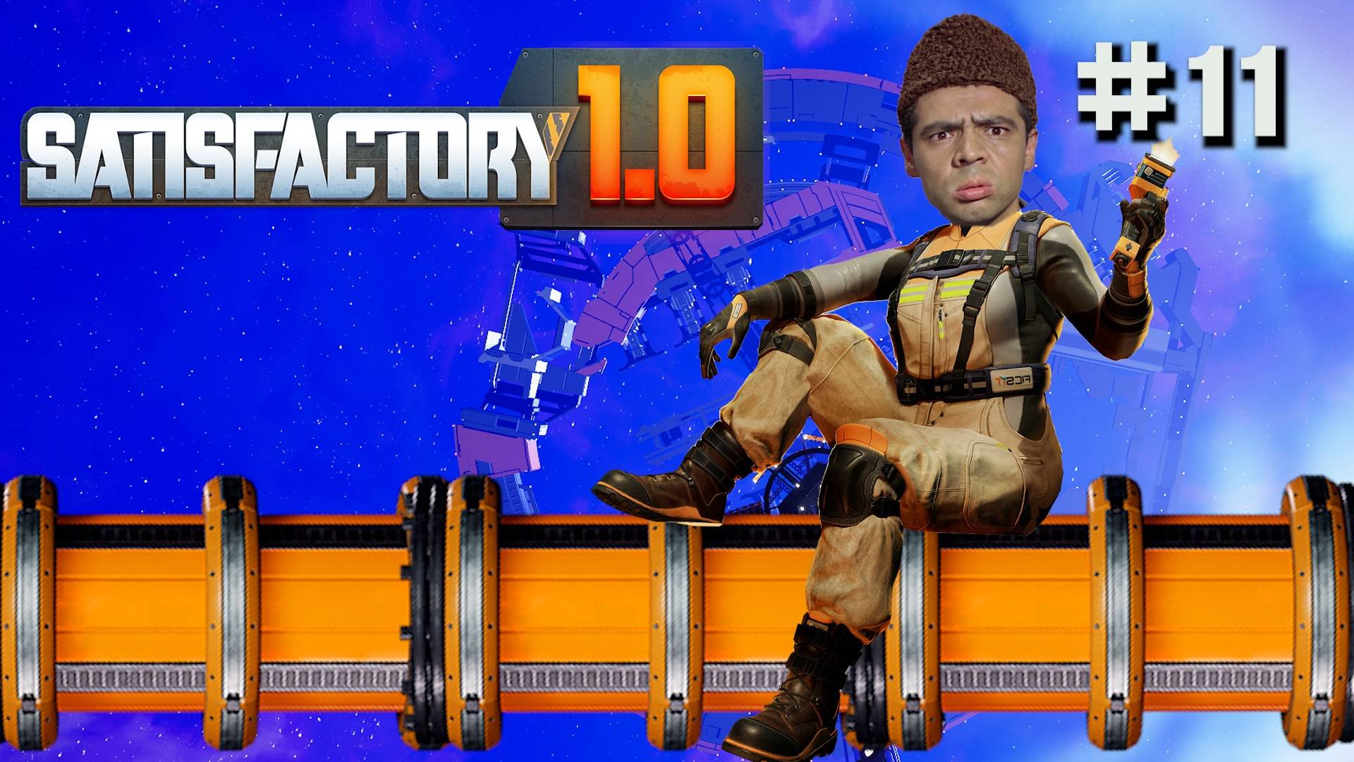 РАБОТАЕМ, КАК УЧИЛ ВАСИЛИЙ АЛИБАБАЕВИЧ! РАЗБАВЛЕННОЕ ТОПЛИВО SATISFACTORY. №11 смотреть онлайн