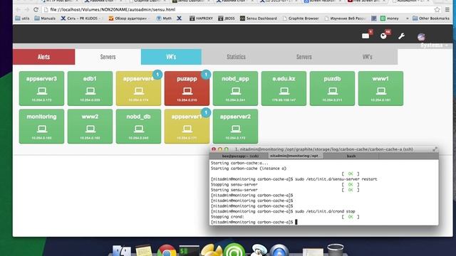 Sensu Graphite dashboard смотреть онлайн