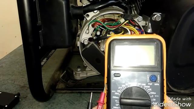 Бензогенератор 2.2 кВт, как работает АVRAutomatic volt regulator in the gasoline generator смотреть онлайн